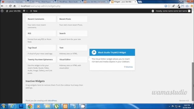 how to add TinyMCE in widgets смотреть онлайн