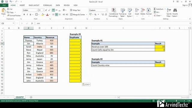 Count Functions in Excel | TOP 5 Count Formulas in Excel смотреть онлайн