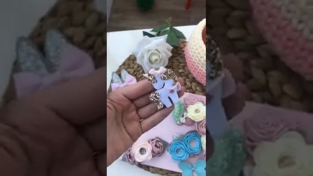 Мои работы из фоамирана из фетра. Что можно сделать из фоамирана. Детские повязки для волос. смотреть онлайн