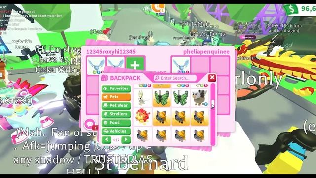 Exotic Mega Diamond Butterfly Traded In Roblox Adopt Me Trading смотреть онлайн