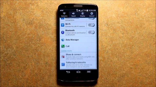 LG G2 Setup Access APN Settings