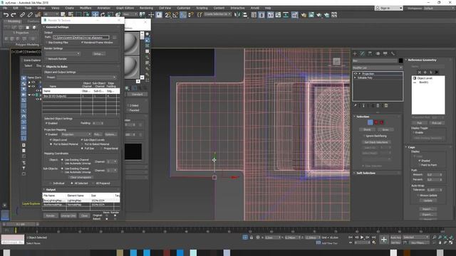 Ошибки при запекании в 3d max. Кейдж, ID и все такое. смотреть онлайн