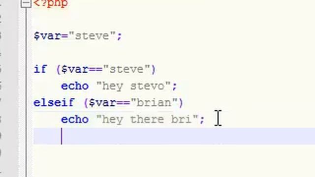 PHP Tutorial -- 5 -- if elseif else смотреть онлайн
