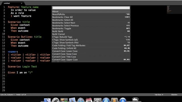 Speed up your BDD with Sublime Text 2: Behat, Cucumber смотреть онлайн