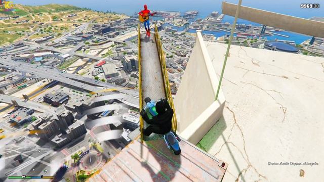 GTA 5 Spiderman vs Ghost Epic Ragdolls Compilation ep.14 (Euphoria physics) смотреть онлайн