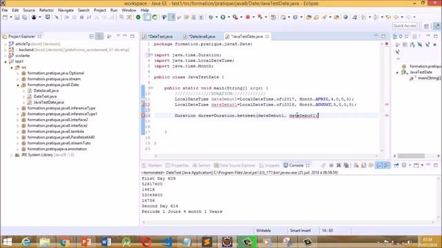 Tutoriel JAVA8 N°7: Date Time Java 8 смотреть онлайн