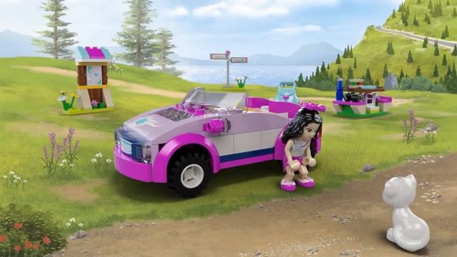 Конструктор Lego Friends 41013 Лего Подружки Спортивный автомобиль Эммы смотреть онлайн