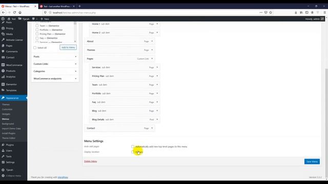 3. Set Menu - Tijarah Digital Marketplace WooCommerce Theme смотреть онлайн