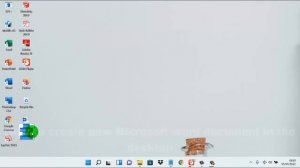 Windows 11 Home : How to create new Microsoft word document in the desktop