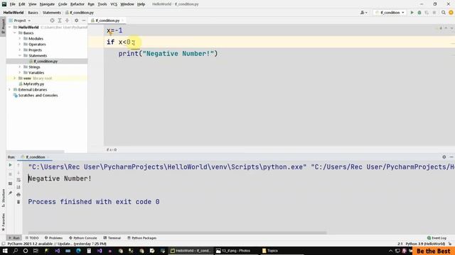 Simple if statement : simple condition in python смотреть онлайн