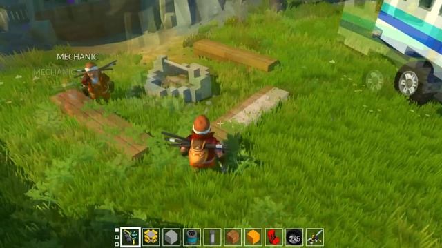 ВСЯ ДЕРЕВНЯ ПОЕХАЛА НА ПИКНИК НА ПРИРОДЕ! - SCRAP MECHANIC