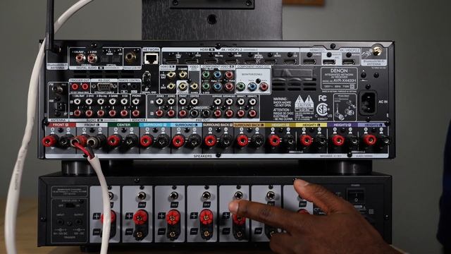 Connecting an AVR/Integrated Amplifier to an External Amplifier смотреть онлайн