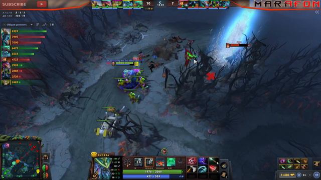 T1.23savage Kunkka Рейтинговая игра Dota 2 | Геймплей [Смотри и учись] смотреть онлайн