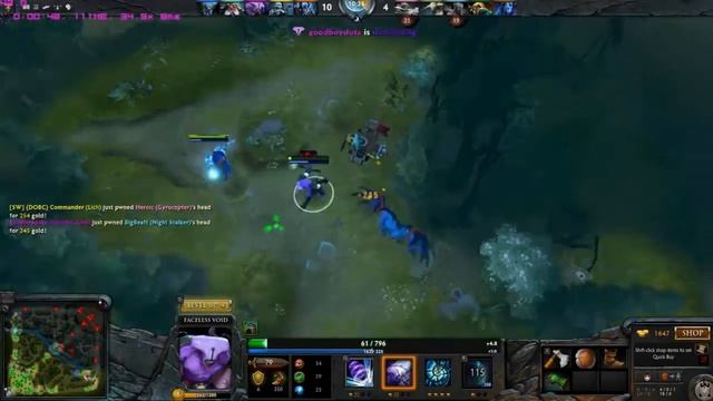 Краткое описание способностей Faceless Void. Dota 2 смотреть онлайн