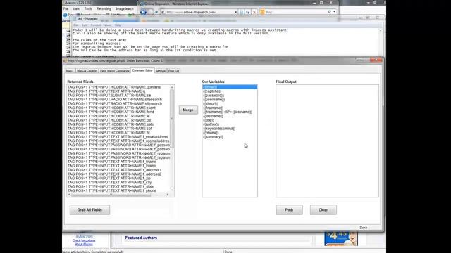 iMacro Assistant vs Handwritten Macros смотреть онлайн