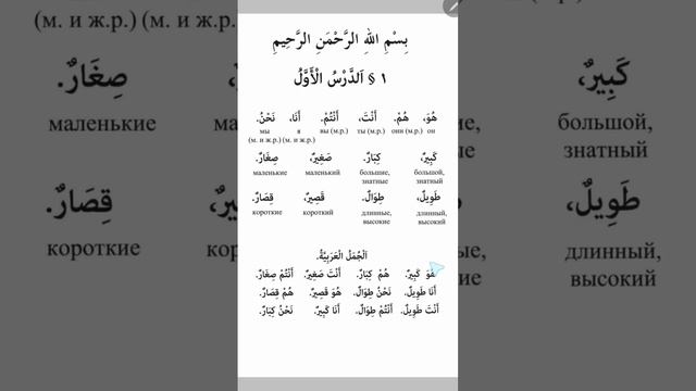 Устные уроки на арабском. Урок 1 смотреть онлайн
