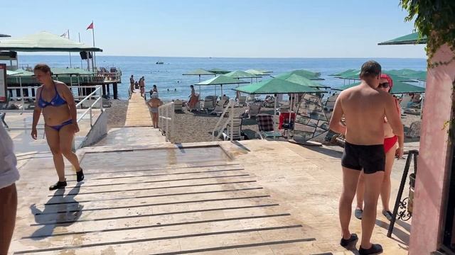 Территория отеля ”Seagull 4*”в Бельдиби, Кемер смотреть онлайн