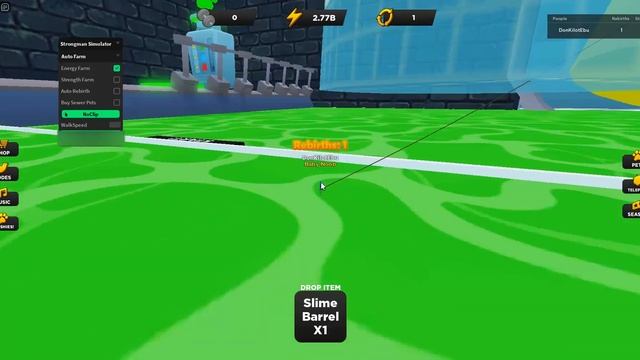 Roblox STRONGMAN SİMULATOR NEW OP İNFİNİTE ENERGY SCRİPT смотреть онлайн