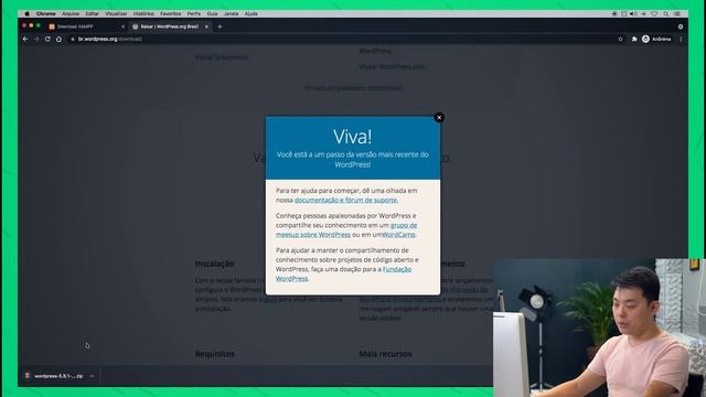 Como instalar o WORDPRESS no PC (localhost) com XAMPP - TUTORIAL смотреть онлайн