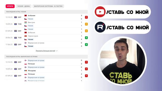 Чехия – Фарерские острова прогноз | Евро, квалификация | Прогноз на матч сегодня. 15.10.23 смотреть онлайн