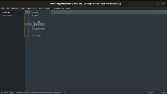 PHP Tutorial 9 - Assignment Operator смотреть онлайн