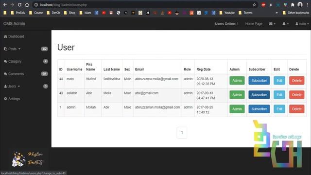Advance Blog Website - PHP - MySQL (Free Download) смотреть онлайн