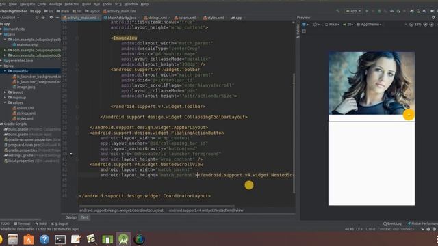 Collapsing Toolbar In Android.. смотреть онлайн