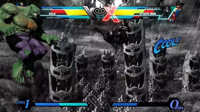 Ultimate Marvel Vs Capcom 3 PC Shuma-Gorath Gameplay EX Moves Supers 4k UHD 60FPS смотреть онлайн