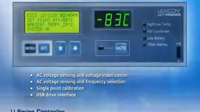 Абтек: низкотемпературные морозильники Lexicon ESCO смотреть онлайн