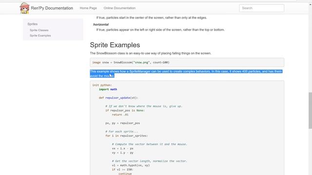 Let's Code - Ren'Py Documentation смотреть онлайн