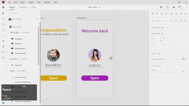 Login  UI/UX Design Android Studio XML || Animation Transition || Sign In / Sign Up UI New 2021