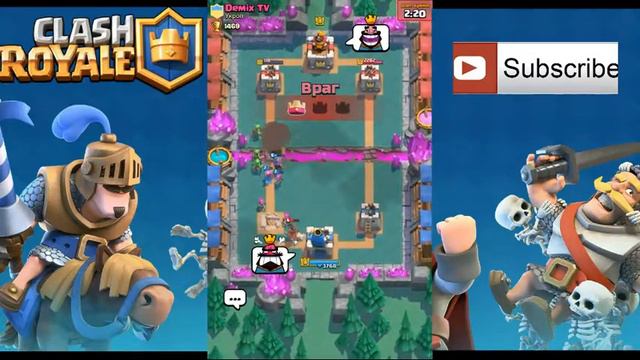 Дальние против ближних + пиар! | Clash Royale смотреть онлайн