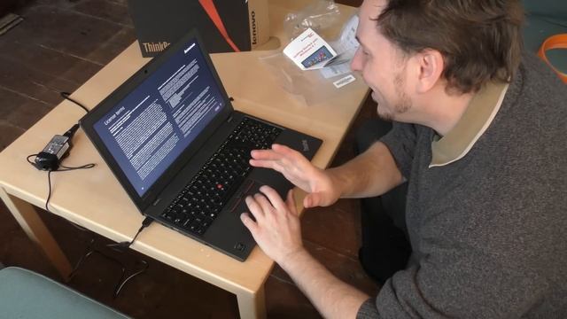 Lenovo T550, Burglary Replacement, Unboxing, Win10 - 285 смотреть онлайн