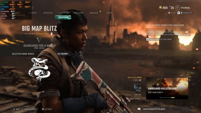 Call of Duty Vanguard | RTX 3080 10GB ( 4K Ultra Graphics ) смотреть онлайн
