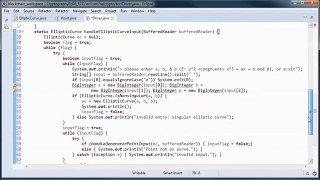 (Elliptic Curve Cryptography + JAVA) Public Key Cryptography Prototype Project 08 смотреть онлайн