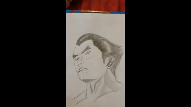 How to draw KAZUYA from TEKKEN series | Pencil Drawing| TEKKEN Character | Time lapse смотреть онлайн