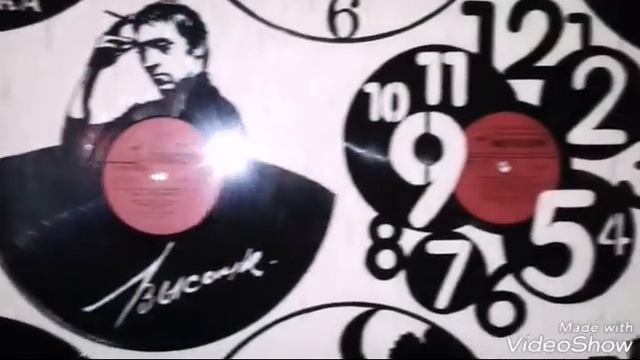 Часы из виниловых пласинок. Ручная работа. Vinyl records. Вторая жизнь виниловых пластинок. смотреть онлайн