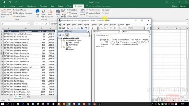 Filter data between two Dates (Vba) - Support Plus смотреть онлайн
