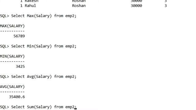 SQL in Oracle 11g Tutorial #11: Aggregate Function(MAX,MIN,SUM,AVG,STDDEV,VARIANCE) in SQL смотреть онлайн