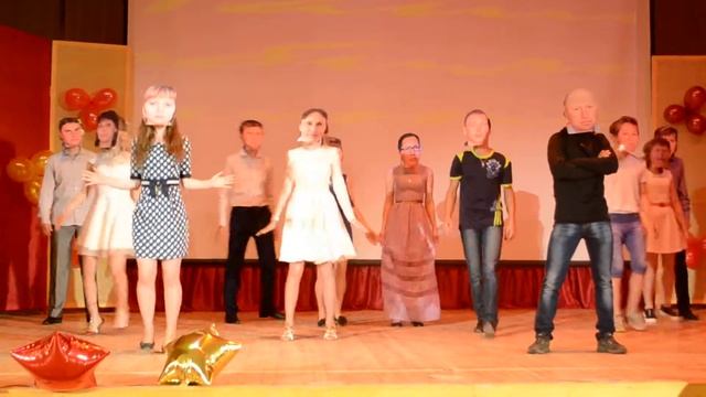 Танец "учителей" выпускной 2016 год, Удмуртия, МОУ Большеволковская СОШ смотреть онлайн