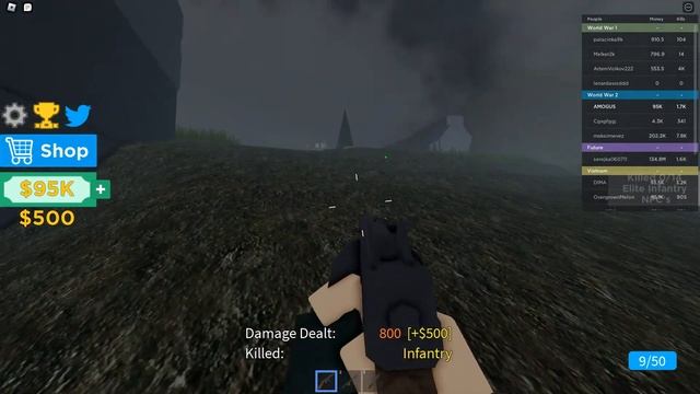 Que war simulator | Roblox #1 смотреть онлайн