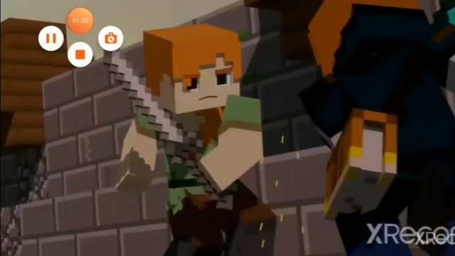 ПАДАЕШЬ- майнкрафт клип (FALLING-minecraft music video) смотреть онлайн