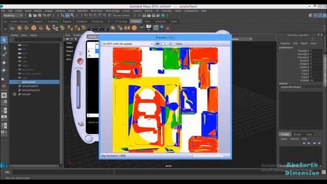 Baking Color ID Map using xNormal смотреть онлайн