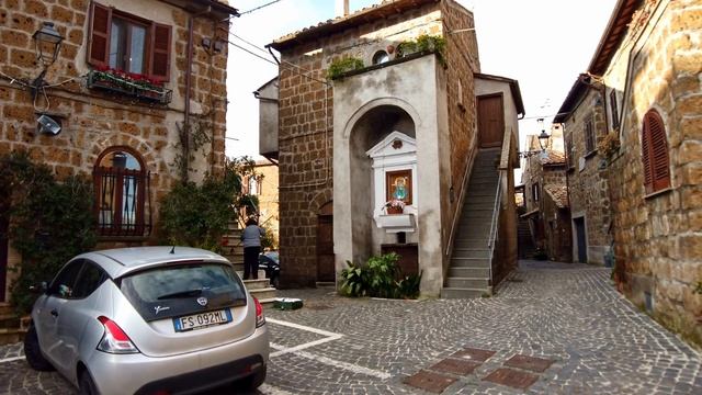 Barbarano Romano (Lazio), Italy【Walking Tour】History In Subtitles - 4K
