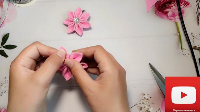 Простые цветы из фоамирана / бантики из фоамирана смотреть онлайн