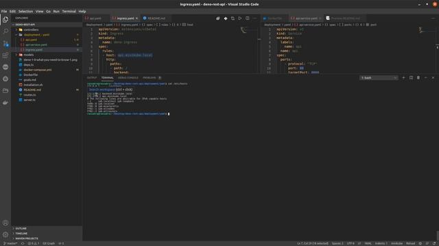 Kubernetes Ingress for deno-rest-api смотреть онлайн