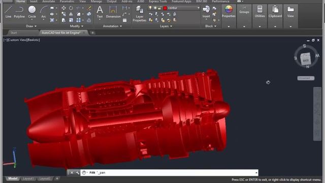 HPC Remote Desktop Demo XenApp AutoCAD Jet Engine смотреть онлайн