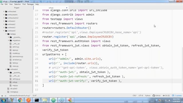 REST API Session 23 Authentication and Authorization JWT Authentication Access,Refresh,Verify T смотреть онлайн