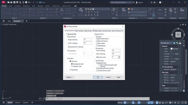 AutoCAD How To Turn Off Grid смотреть онлайн
