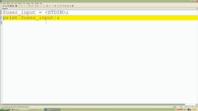 Perl Programming - Getting User Input смотреть онлайн